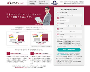 エンジニア・クリエイター転職専門　レバテックキャリア