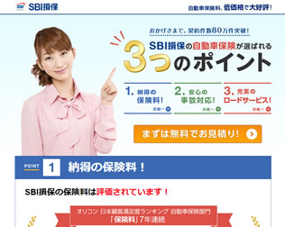 SBI損保 自動車保険 画像