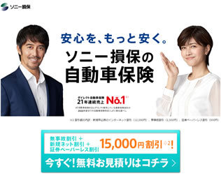 ソニー損保（自動車保険）画像