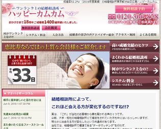 東京の結婚相談所 ハッピーカムカム