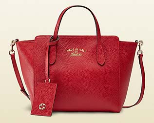 グッチ グッチ スイング ミニレザー トップハンドルバッグ 画像 