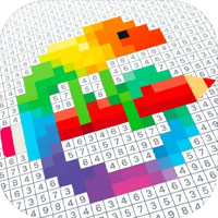 ピクセルアートぬりえゲーム